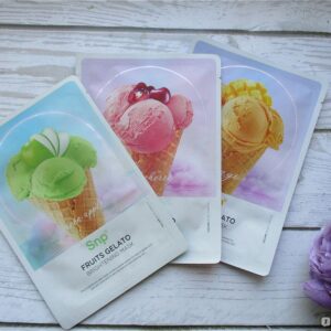 Mặt nạ dưỡng trắng tinh chất TÁO XANH - SNP Fruits Gelato Brightening Mask